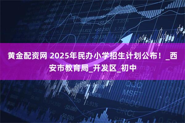 黄金配资网 2025年民办小学招生计划公布！_西安市教育局_开发区_初中